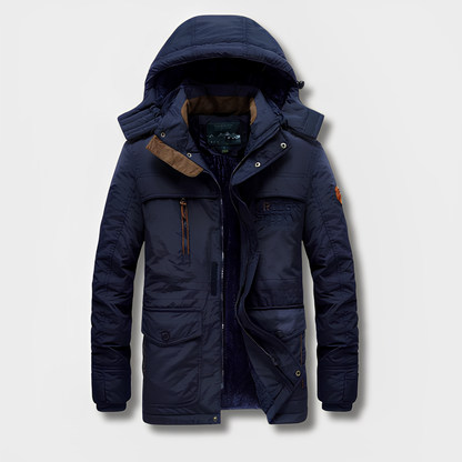 Military Jacket Winter Hood Warm