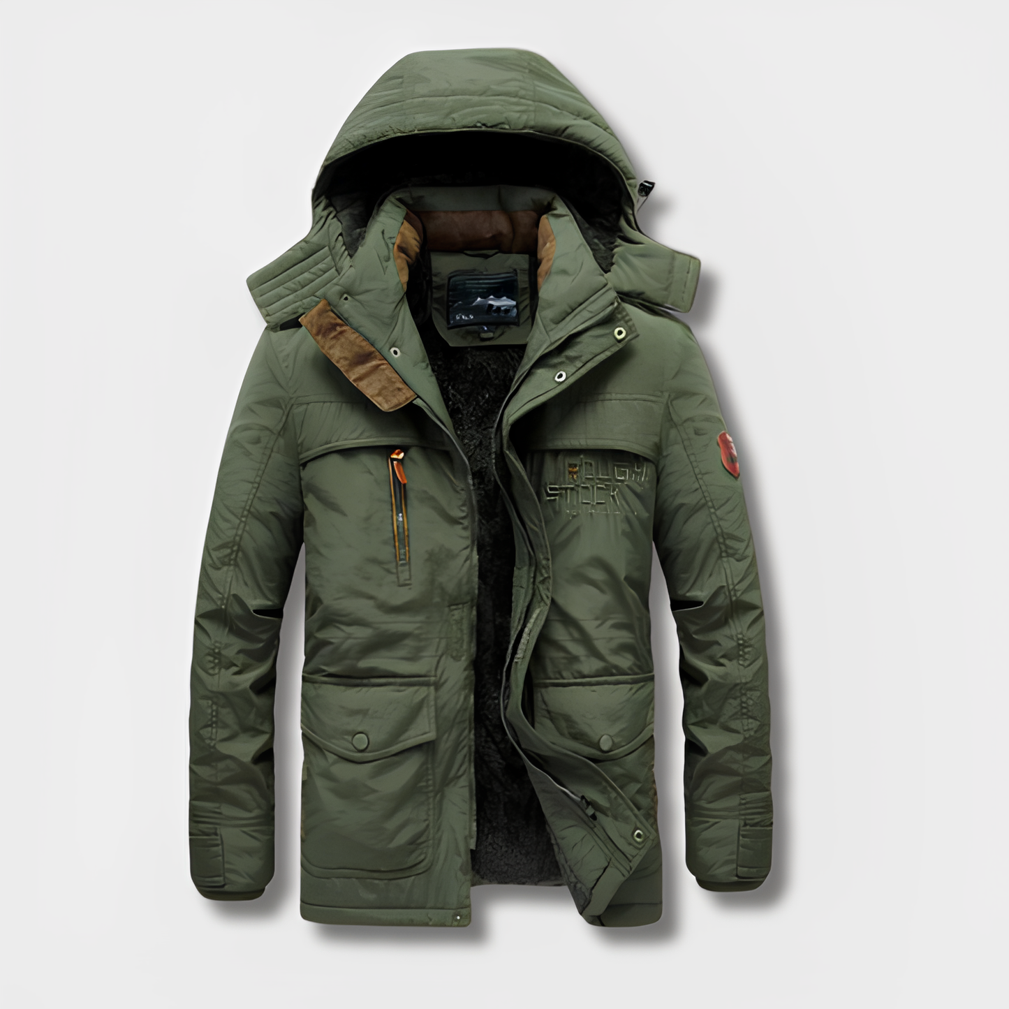 Military Jacket Winter Hood Warm