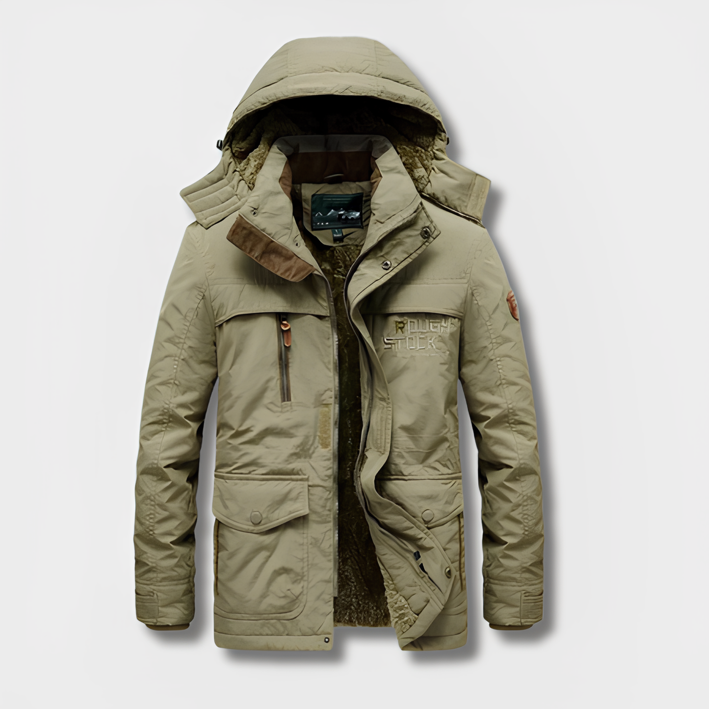 Military Jacket Winter Hood Warm
