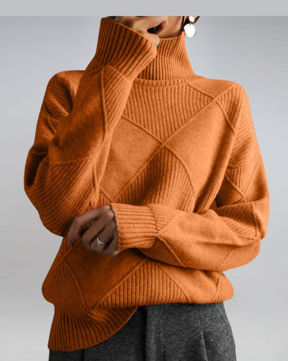 Elegant Turtleneck Sweater Modern Style