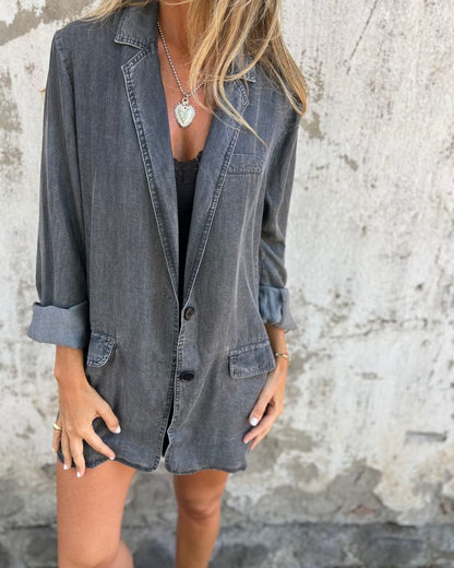 Stylish Women's Blazer Jacket Model