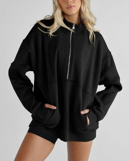 Men's Classic Fleece Pullover Zip