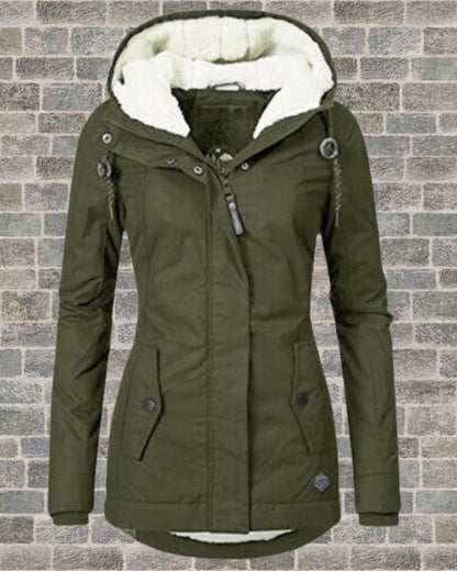 Stylish Pleated Cotton Coat