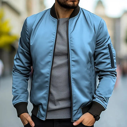 Men's Bomber Jacket Autumn Style Zipper