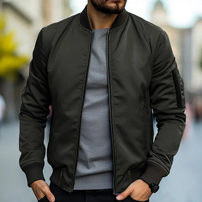 Men's Bomber Jacket Autumn Style Zipper