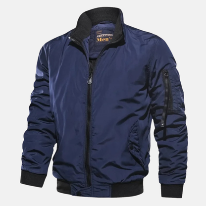 Men's Windproof Sporty Bomber Jacket