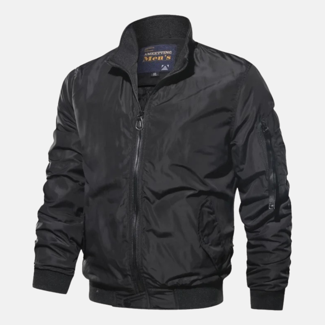 Men's Windproof Sporty Bomber Jacket