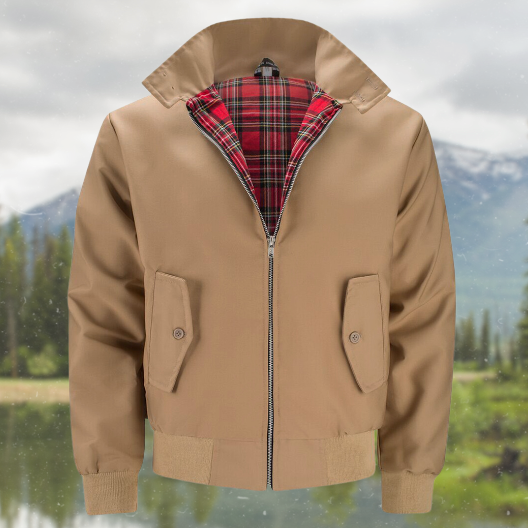 Men's Lightweight Zip-Up Bomber Jacket