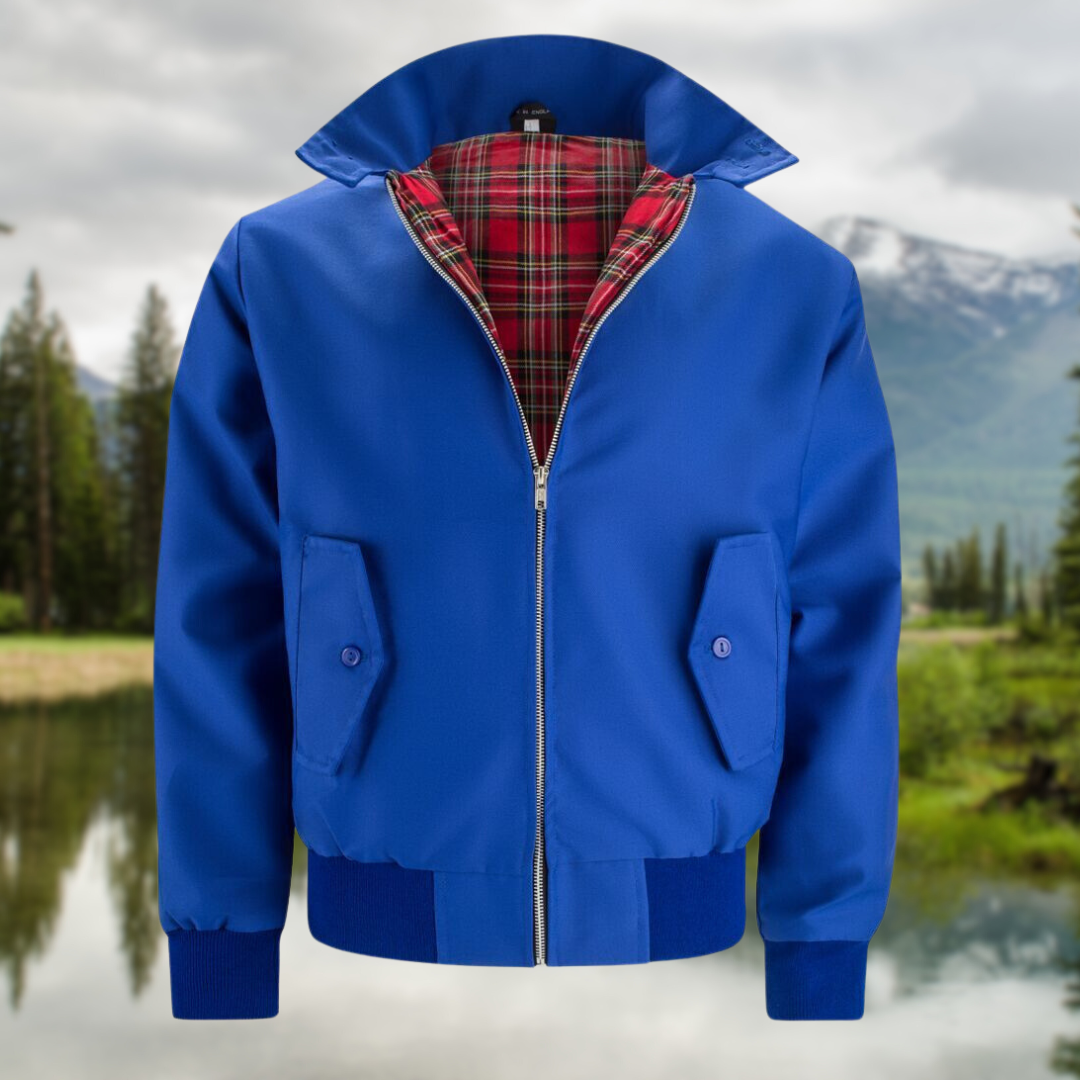 Men's Lightweight Zip-Up Bomber Jacket