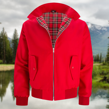 Men's Lightweight Zip-Up Bomber Jacket