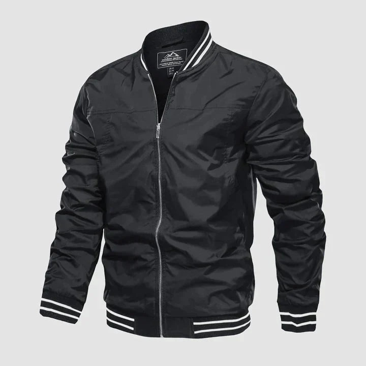 Men's Lightweight Summer Jacket Zipper Bomber Style