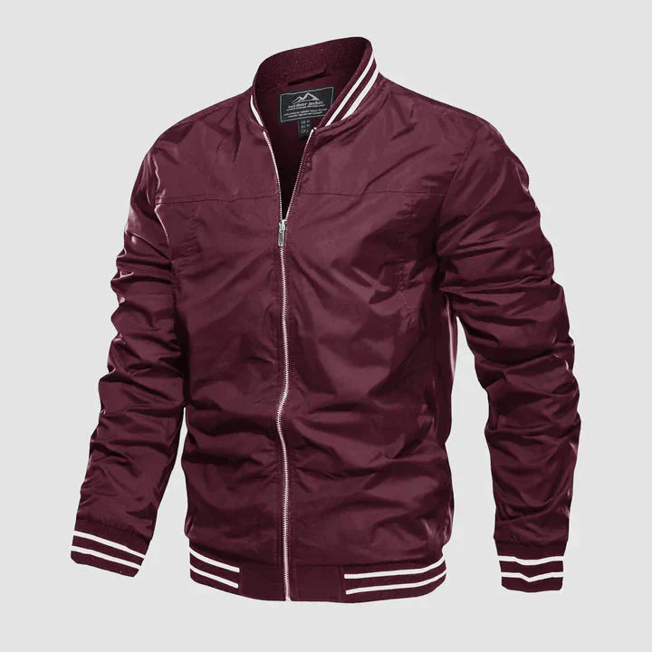 Men's Lightweight Summer Jacket Zipper Bomber Style