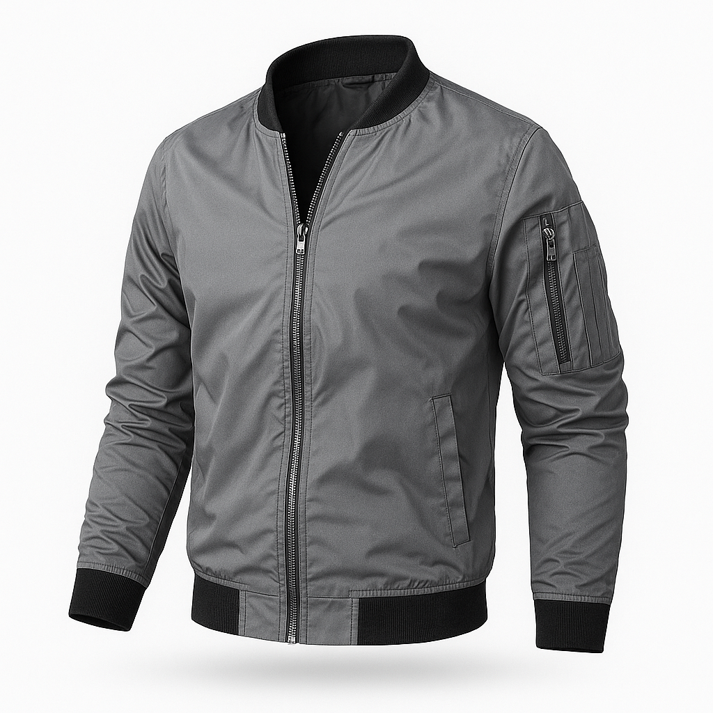 Men's Lightweight Windproof Summer Bomber Jacket