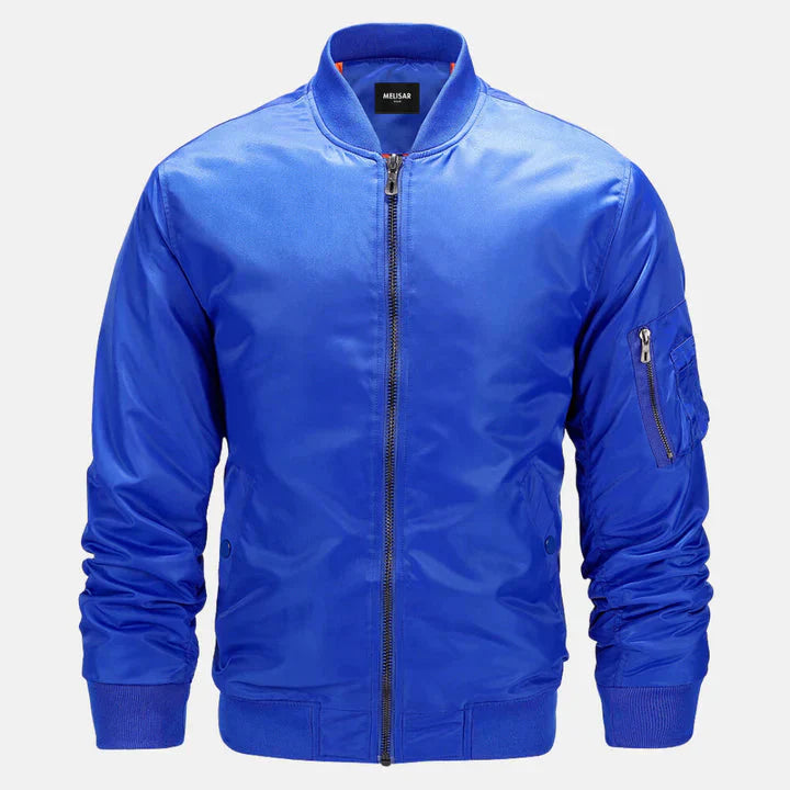 Men's Bomber Jacket Windproof Zip-Up Autumn Jacket