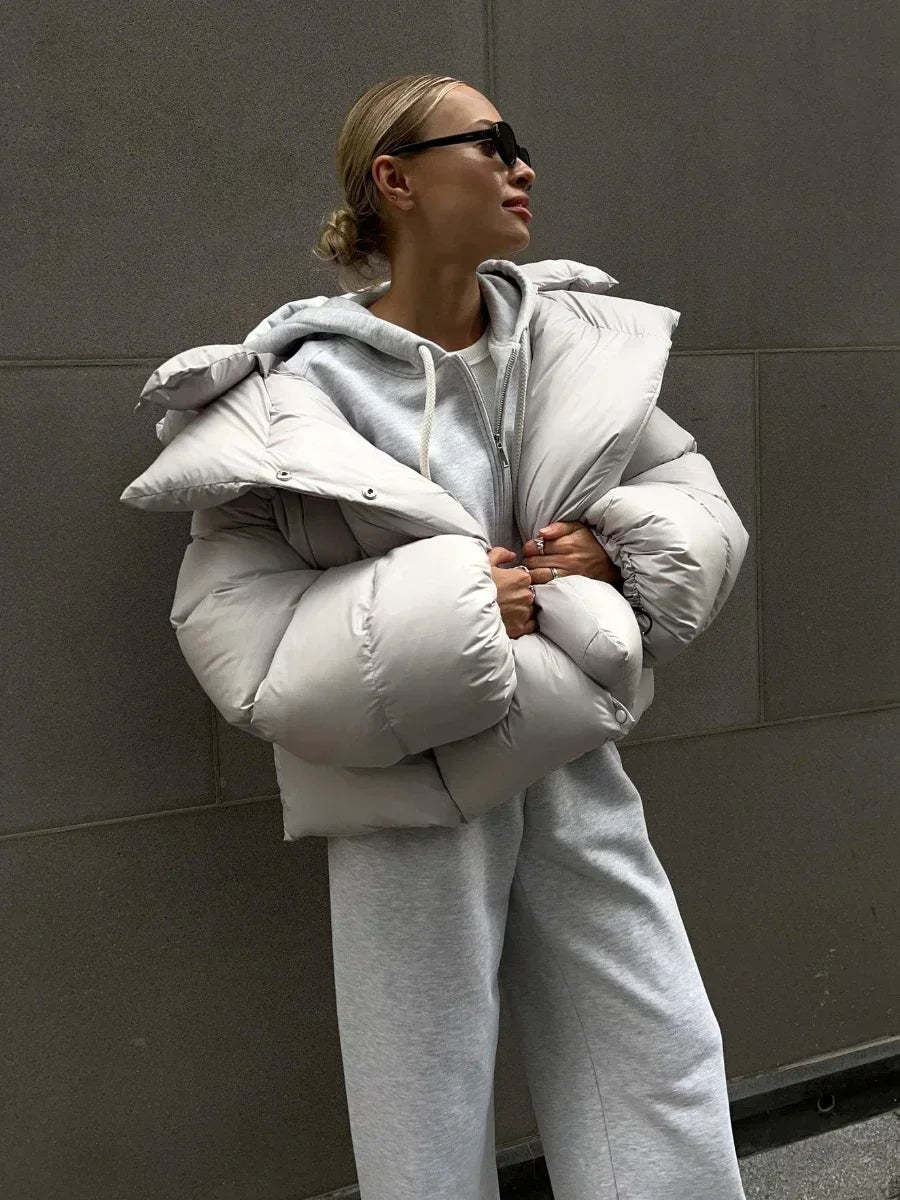 Women's Winter Parka Oversized Hooded Jacket