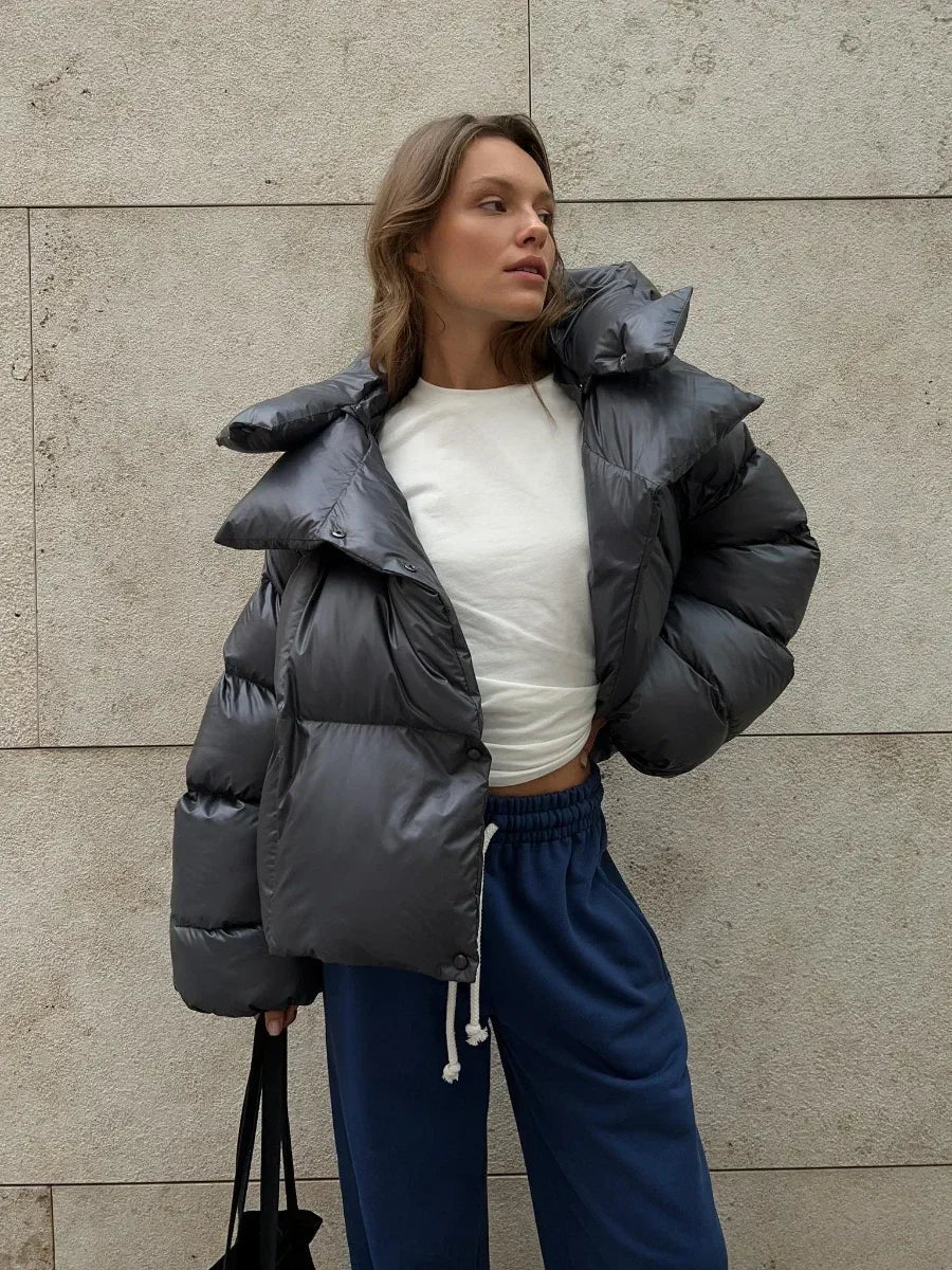 Women's Winter Parka Oversized Hooded Jacket