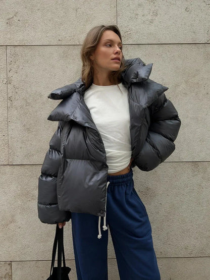 Women's Winter Parka Oversized Hooded Jacket