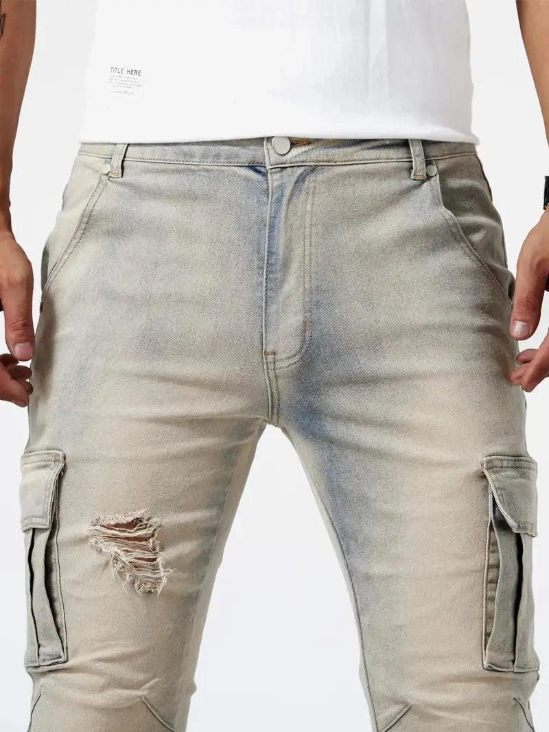 Men's Comfortable Relaxed Fit Cargo Pants