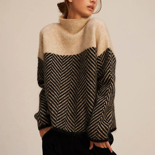 Stylisher Damen Pullover Warm und Bequem - IdealeKleiden