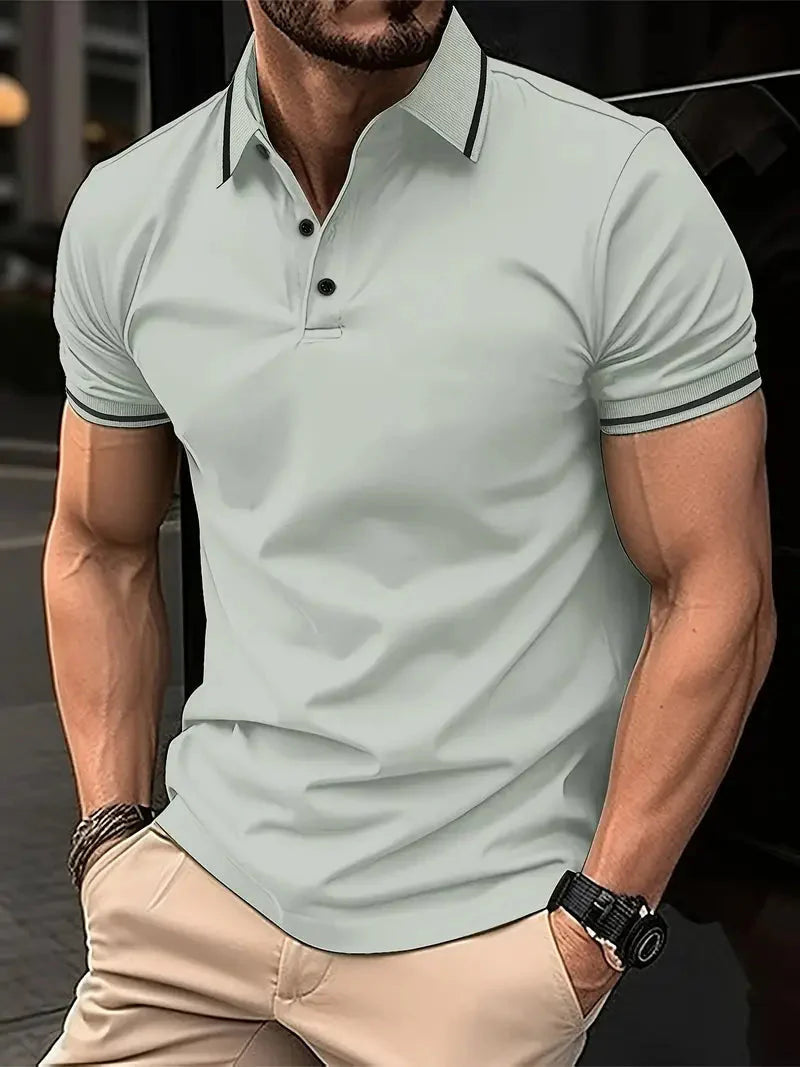 Fashionable Short Sleeve Polo Shirt for Men