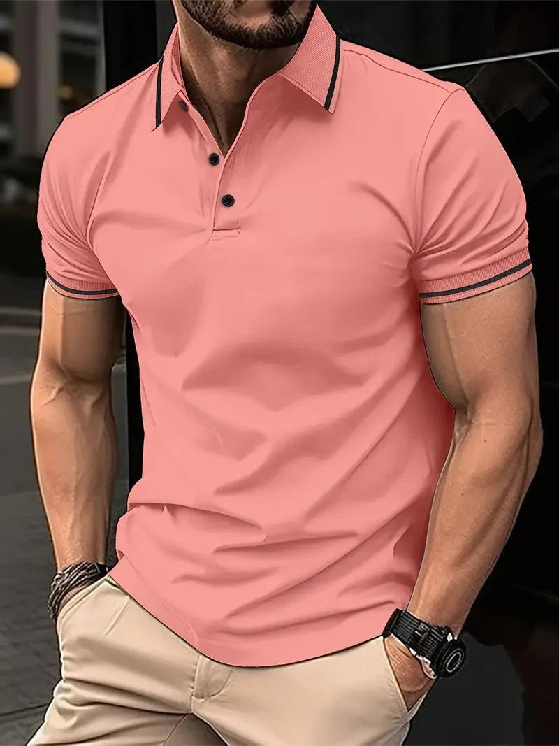 Fashionable Short Sleeve Polo Shirt for Men