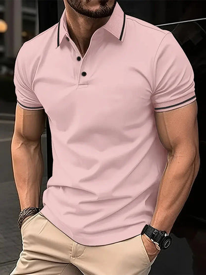 Fashionable Short Sleeve Polo Shirt for Men