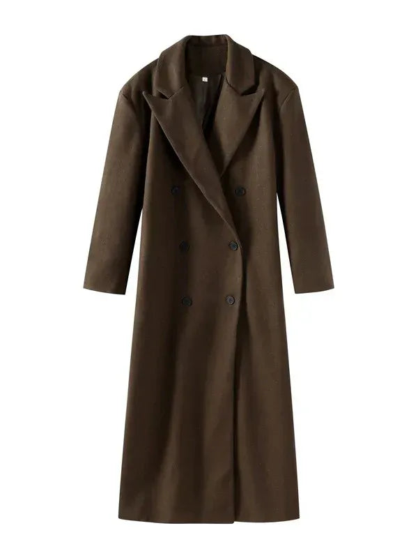 Long Winter Coat Double Lined Plus Size