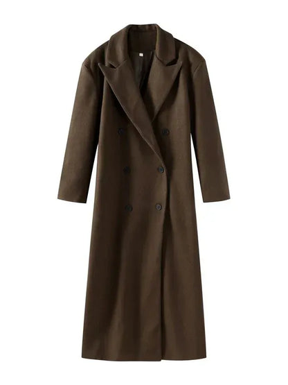 Long Winter Coat Double Lined Plus Size