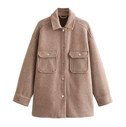 Women's Wool Jacket Modern Style