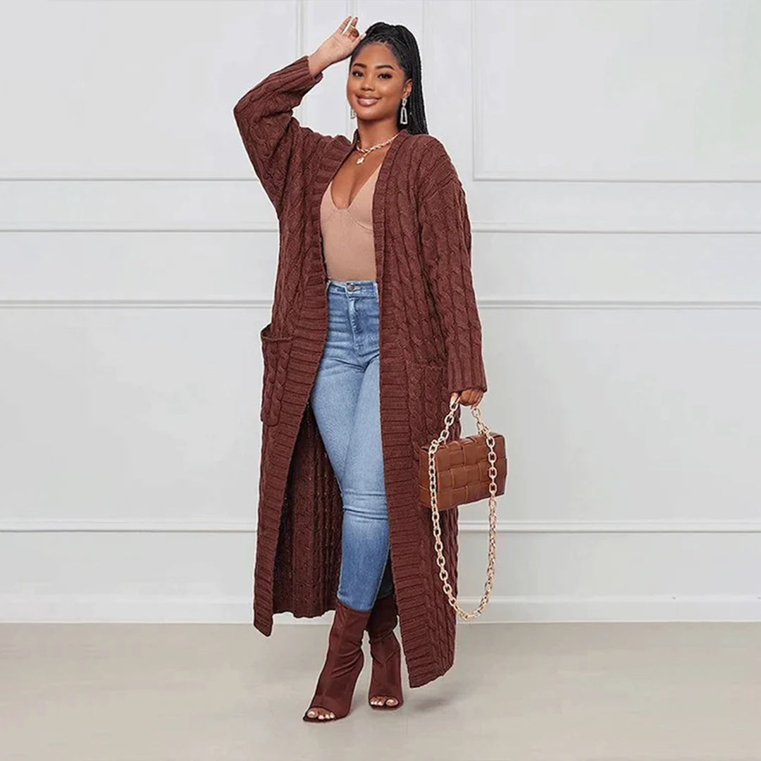 Women's Classic Long Winter Cardigan