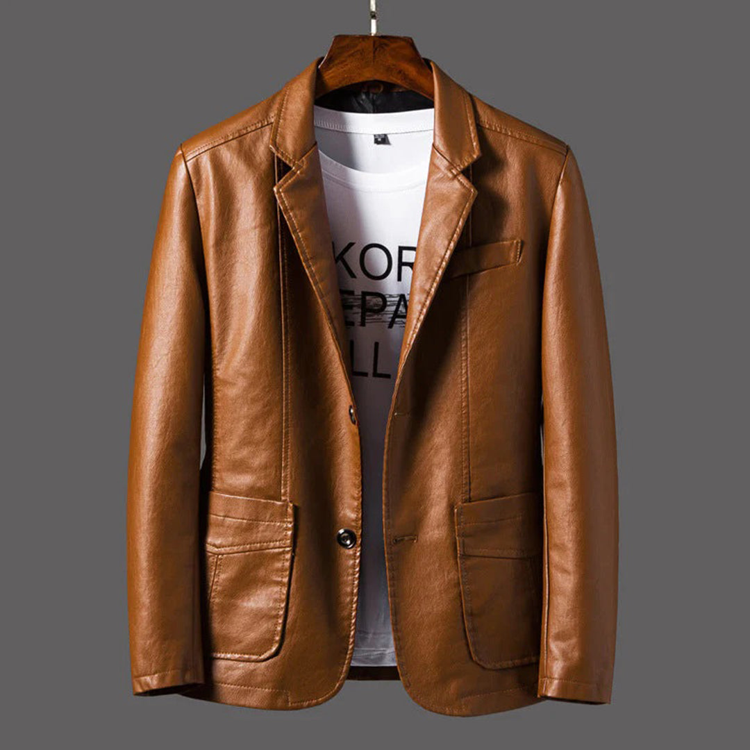 Men's Jacket Stylish Leather Bomber