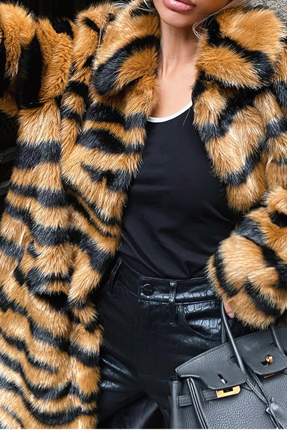 Stylish Women's Jacket Animal Print Luxury Quality