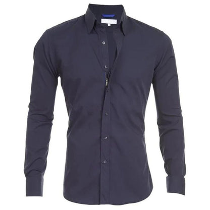 Men's Elegant Long-Sleeve Shirt