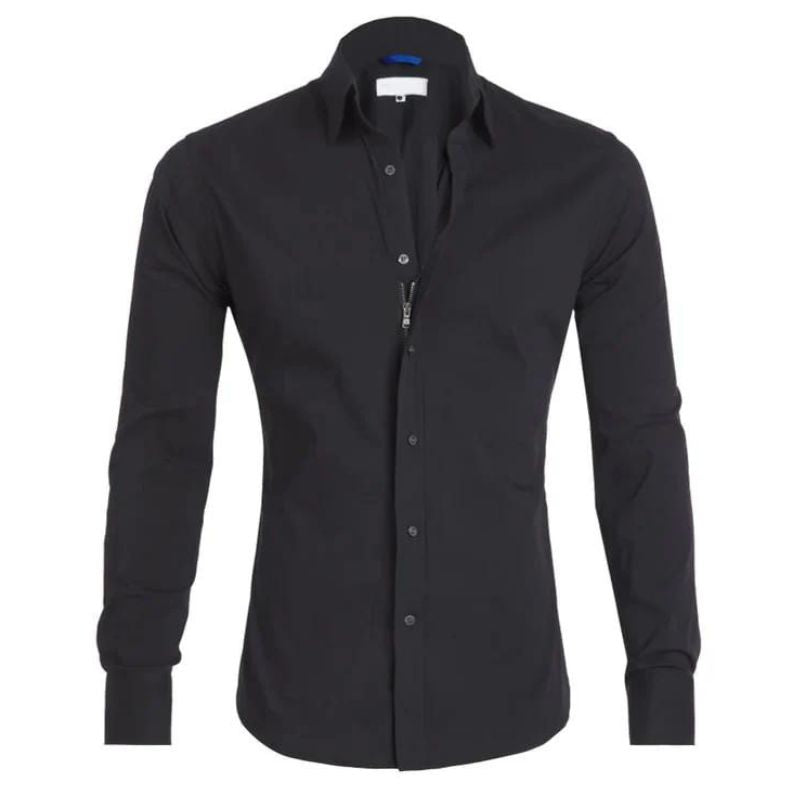 Men's Elegant Long-Sleeve Shirt