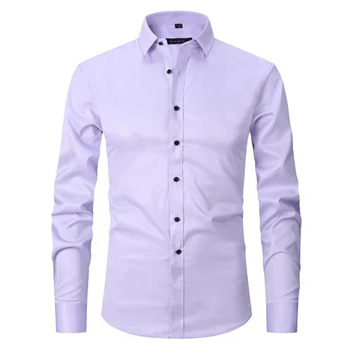 Men's Elegant Long-Sleeved Non-Iron Shirt