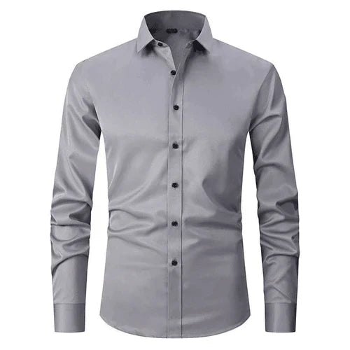 Men's Elegant Long-Sleeved Non-Iron Shirt