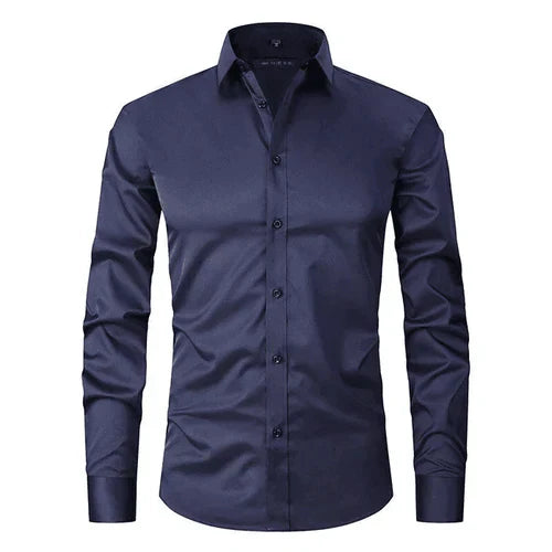 Men's Elegant Long-Sleeved Non-Iron Shirt