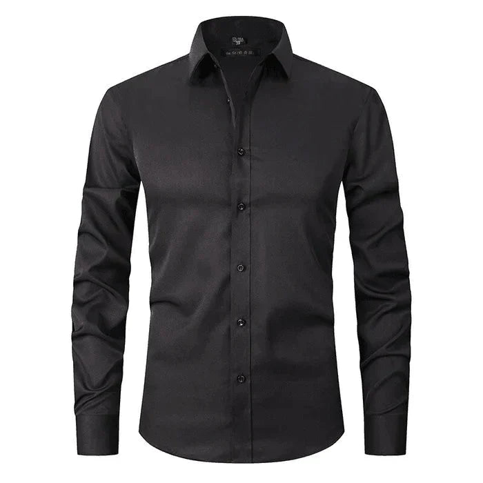 Men's Elegant Long-Sleeved Non-Iron Shirt