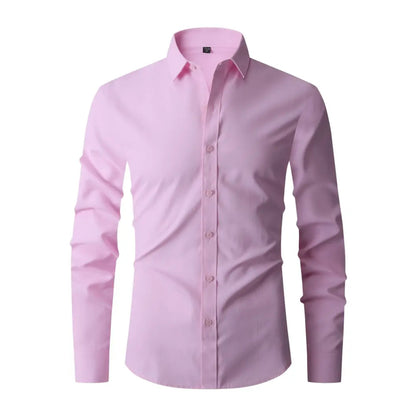 Men's Shirt Slim Fit Wrinkle-Free