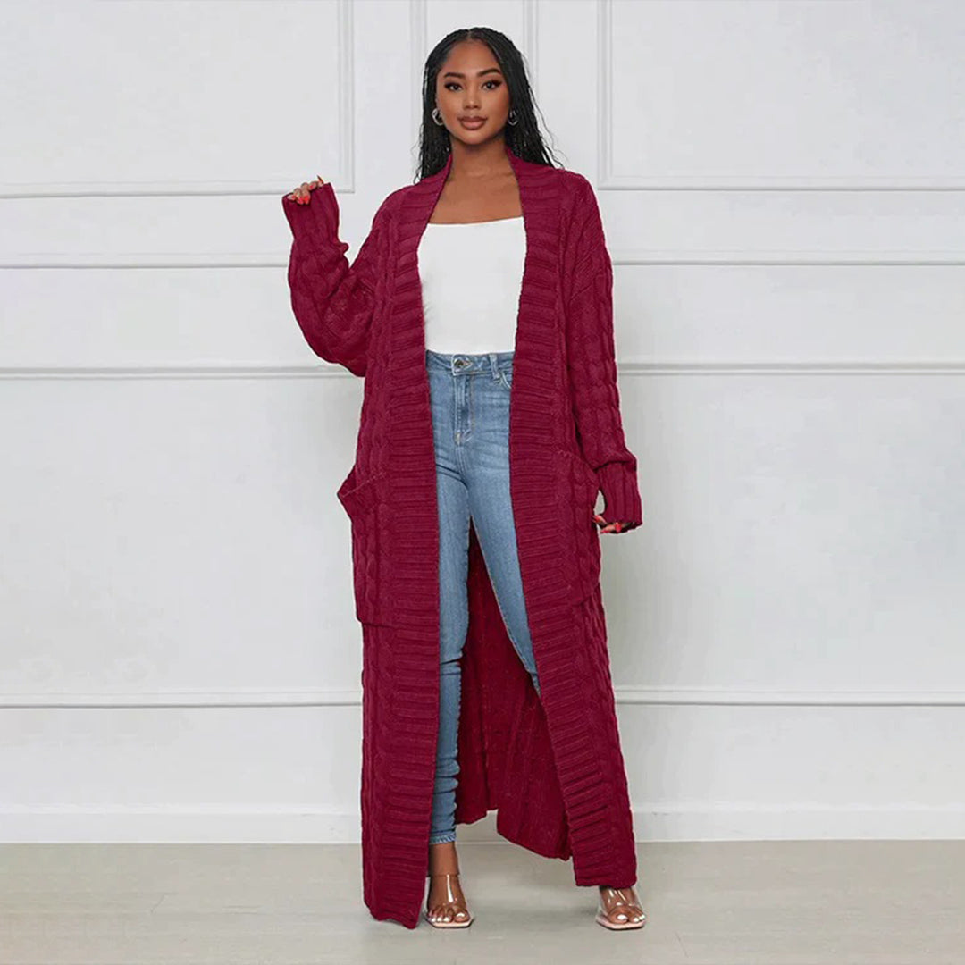 Women's Classic Long Winter Cardigan