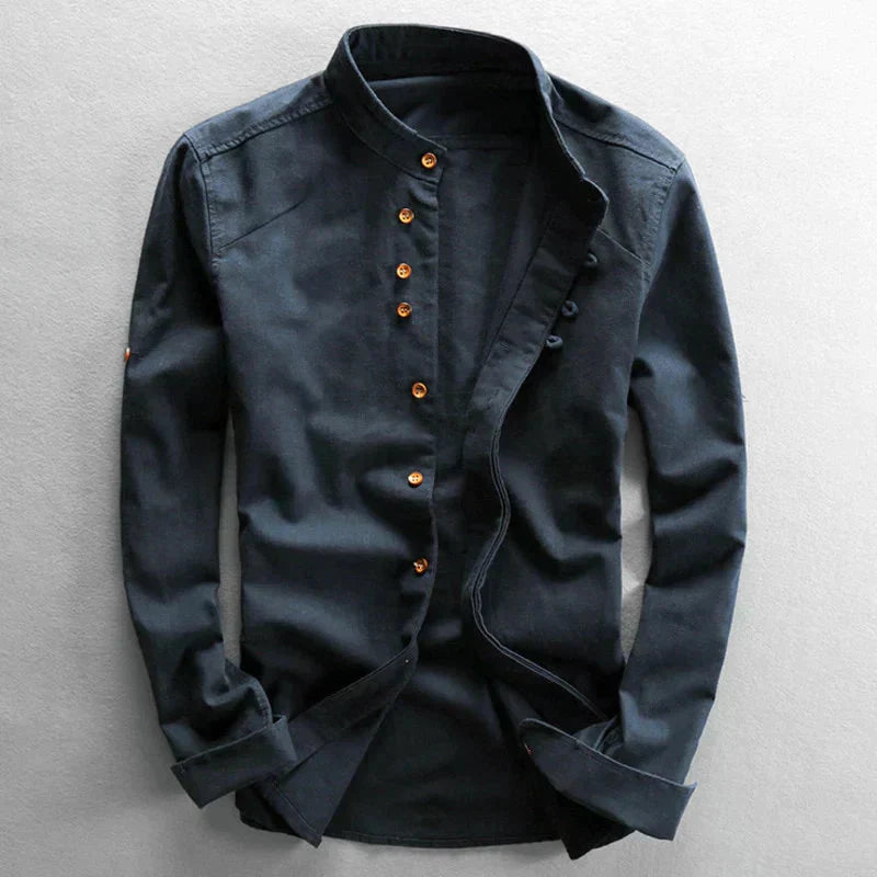Men's Shirt Japanese Classic Long Sleeve