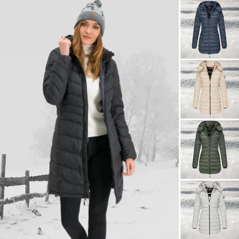 Stylische Daunenjacke Bequem Warm - IdealeKleiden
