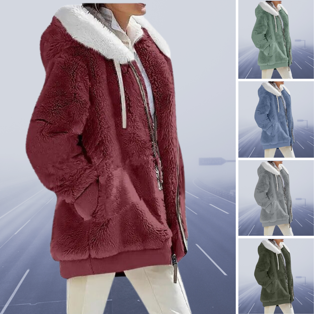 Frauen Fleecejacke Ultra Warm - IdealeKleiden