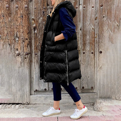 Alia - Women's Sleeveless Short Jacket Winter Season