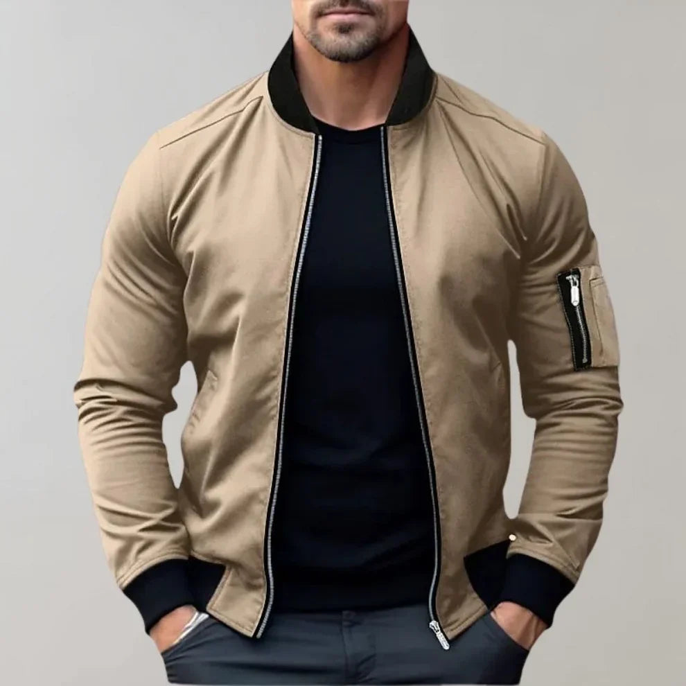 Men's Bomber Jacket Modern Slim Fit