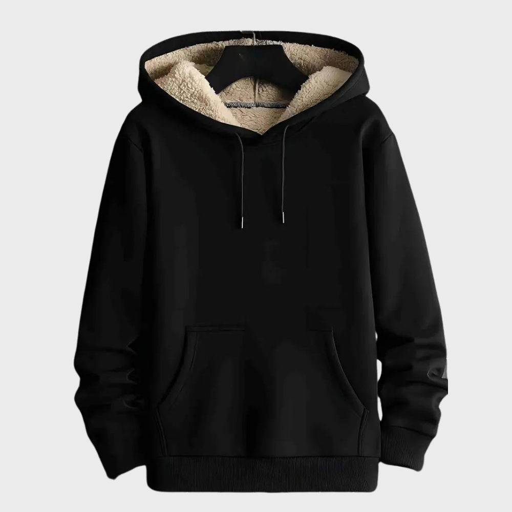 Men's Comfortable Fleece Hoodie Warm Cozy