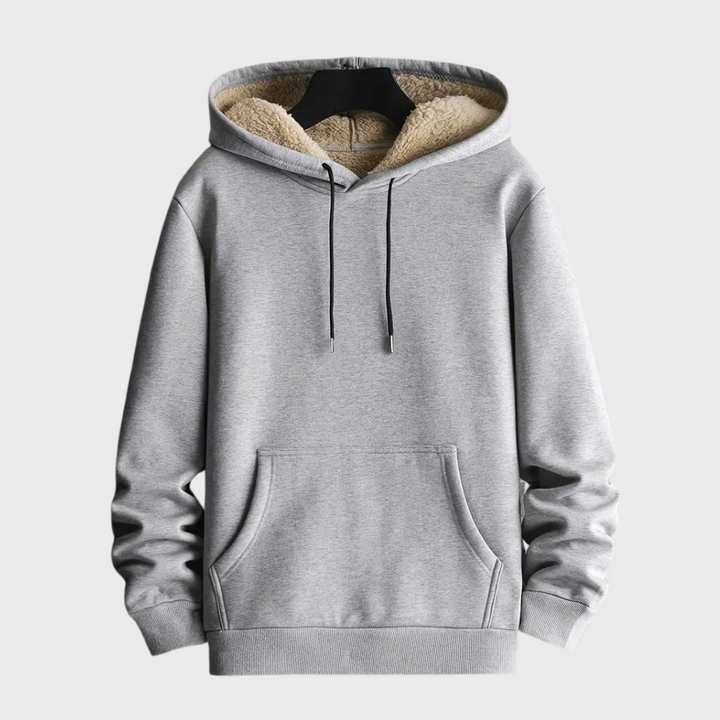Bequemer Fleece-Hoodie Herren Warm Douillet - IdealeKleiden