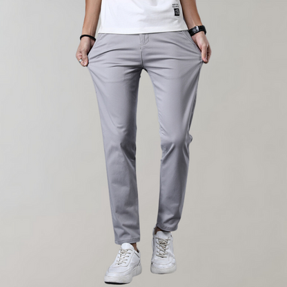 Fashionable Men's Chinos Slim Fit Cotton Elegant