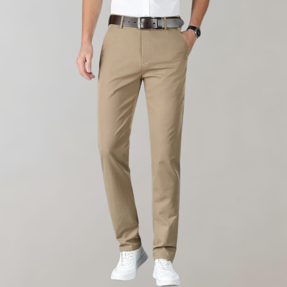Fashionable Men's Chinos Slim Fit Cotton Elegant