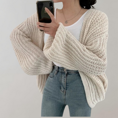Damen Cardigan Bequem Elegant Perfekt für Den Alltag - IdealeKleiden